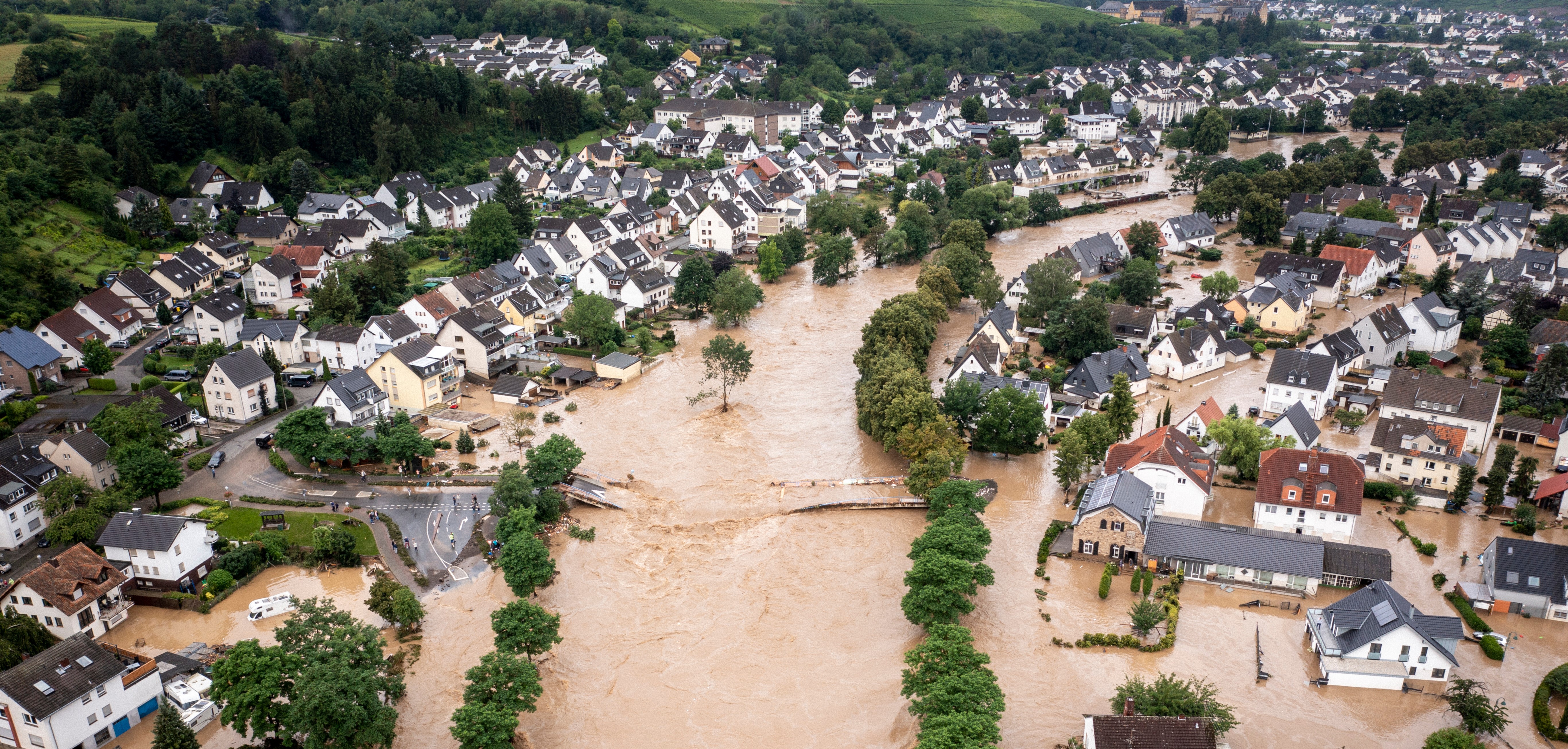 glissement de terrain sur une plage